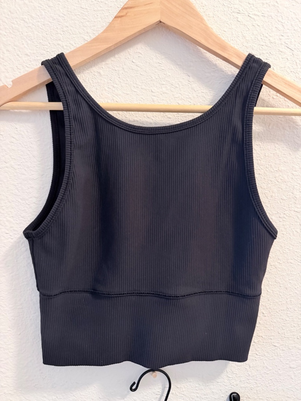 Lululemon Power Pivot Tank Rib Align High Rise Ribbed Shorts Set Black - Picture 9 of 12
